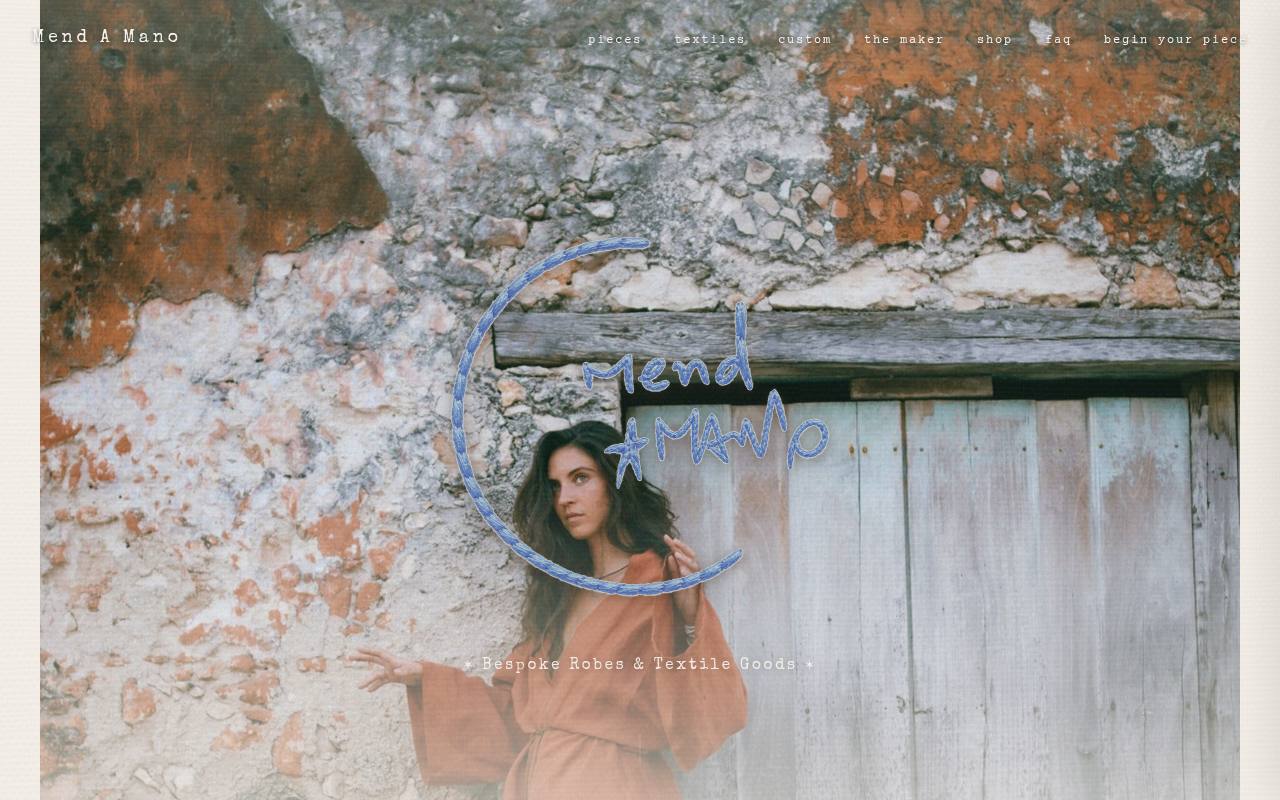 mend a mano — live site
