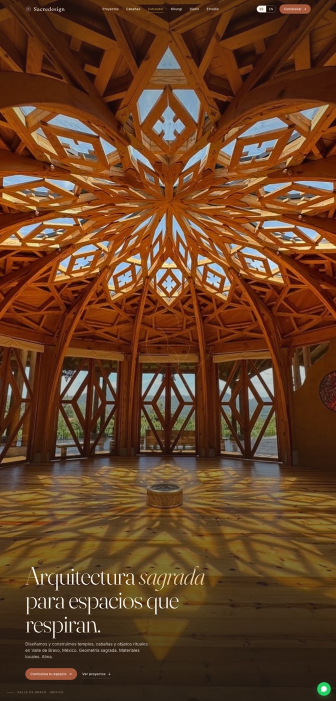 sacredesignart.com — sacred timber architecture studio